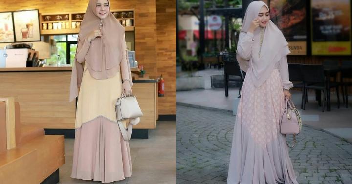 gamis berbahan seruti