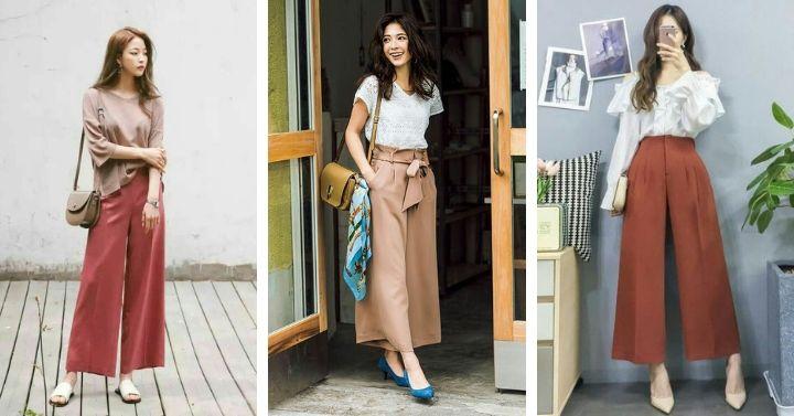 Fashion Untuk Wanita Usia 30 Tahun Gunakan Celana Kulot