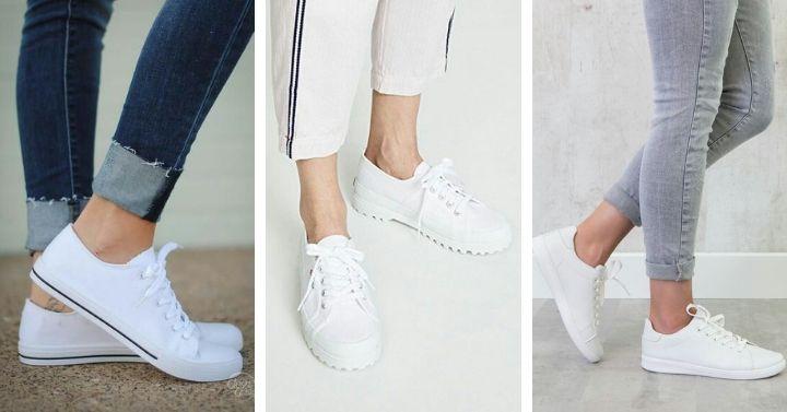 Fashion Anak Muda Jaman Sekarang Sepatu Putih Stylish