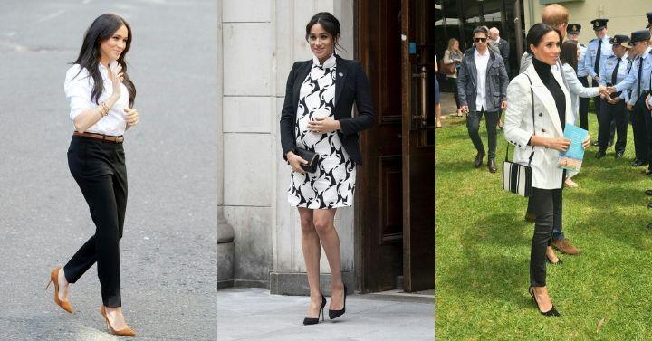 inspirasi styling meghan markle