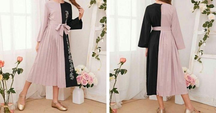 baju gamis anak perempuan umur 10 tahun