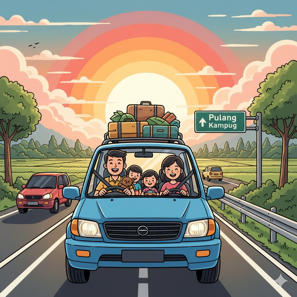 mudik lebaran, tips perjalanan anak, mudik aman, family travel, perjalanan nyaman, parenting tips, liburan keluarga, road trip Indonesia