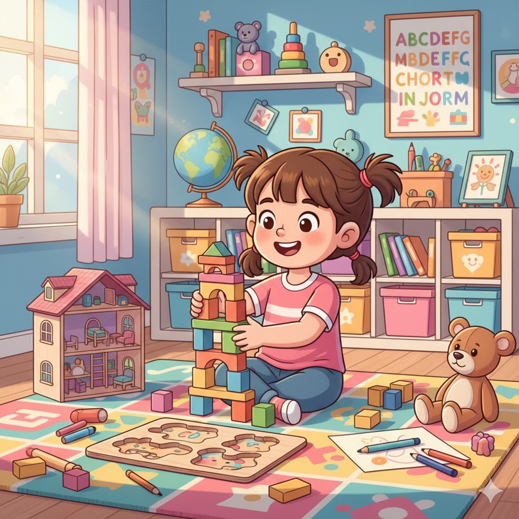 mainan anak perempuan, kecerdasan visual spasial, toys for girls, educational toys, spatial intelligence, puzzle untuk anak, building blocks kids, origami crafts