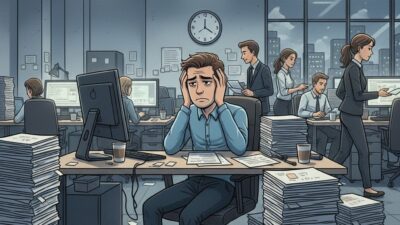 stres kerja, penyebab stres, dampak stres kerja, kesehatan mental karyawan, manajemen stres, ahli psikologi, produktivitas kerja, work-life balance